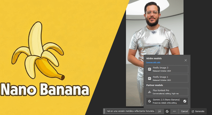 30 Prompts creativos para usar en Photoshop Beta con Nano Banana